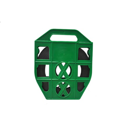 Fechometal Usa Band, 304 Stainless Steel, 3/4"X0.030"X100Ft, Green Plastic Dispenser FTA730719035PG